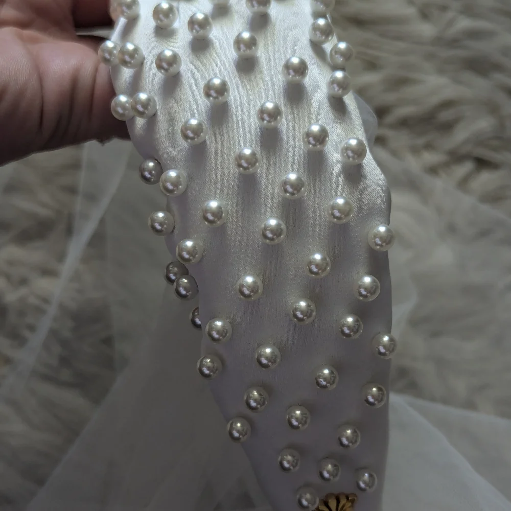 NWT Lele Sadoughi Ivory Veil Headband